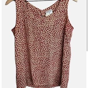 Chanel Boutique Vintage Bow Print Top